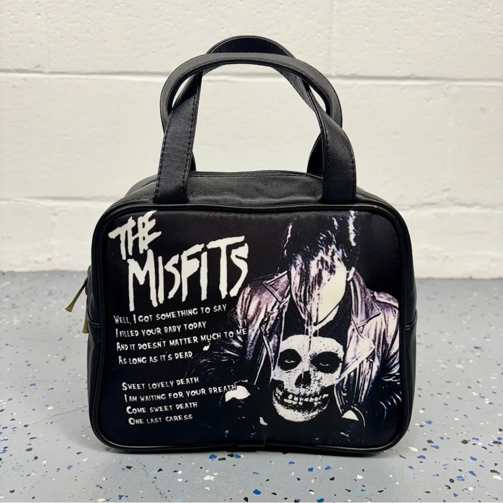 Vintage Y2K The Misfits Last Caress Mini Bowling Bag Purse Danzig Crimson Ghost